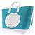 Michael Kors Borsa da Spiaggia "MK Beach Club" Blu - vista 5