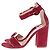 Gianvito Rossi Rote High Heels - Ansicht 3