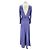 Uterque Lila Satin Kleid Lang - Ansicht 2