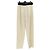 Massimo Dutti Ecru Hose mit schwarzem elastischem Bund Beige - Ansicht 2