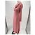 Vestido largo de seda rosa Khaite - vista 5