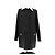 Prada Wolljacke Schwarz mit Strassknöpfen