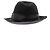 Autre Marque Cappello in lana e pelle Nero