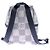 Louis Vuitton Zaino bianco e blu a scacchi Blu navy - vista 2