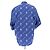 Camicia Balenciaga blu in cotone con logo - vista 2