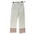 Autre Marque Jeans blancos con bordado The Etiquette