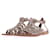 Autre Marque KJACQUES Ledersandalen Python Print Grau  - Ansicht 1