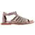 Autre Marque KJACQUES Ledersandalen Python Print Grau  - Ansicht 2
