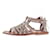 Autre Marque KJACQUES Ledersandalen Python Print Grau  - Ansicht 3