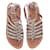Autre Marque KJACQUES Ledersandalen Python Print Grau  - Ansicht 6