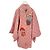 Autre Marque Kimono Pearl de algodón rosa bordado - vista 2