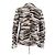 Lanvin Zebra Print Seidenjacke Grau - Ansicht 2