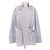 Autre Marque Giacca con cappuccio a righe blu e bianche RABANNE