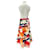 Gonna lunga stampata multicolore Eres in cotone - vista 2