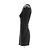 Abito corto nero con maniche lunghe Thierry Mugler - vista 4