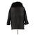 Sam Rone Schwarze Schafslederjacke mit Fuchsfellkragen - Ansicht 2