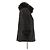 Sam Rone Schwarze Schafslederjacke mit Fuchsfellkragen - Ansicht 3