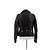 Moncler Black Leather Down Jacket - view 2