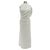 Autre Marque Vestido maxi plisado blanco