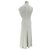 Autre Marque Vestido maxi plisado blanco - vista 2