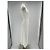 Autre Marque Vestido maxi plisado blanco - vista 3