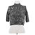 Top corto de leopardo gris en lurex Paco Rabanne
