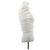 Top corto in rete arricciata crema Alaïa Bianco - vista 3