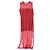 Autre Marque Vestido largo rojo sin mangas Philae LOULOU DE SAISON Roja