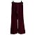 Autre Marque Pantalón de lana burdeos - vista 2