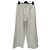 Autre Marque Pantalón blanco a rayas