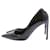 Dior Black Leather Pumps Python Effect  - view 3
