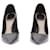 Dior Black Leather Pumps Python Effect  - view 4