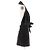 Abito nero Balmain con collo halter senza maniche - vista 3