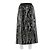 Bellerose Pailletten Rock Schwarz Midi