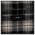 Camicia Alanui a quadri bianca e nera cotone S Nero - vista 5