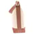 Autre Marque Borsa Secchiello in shearling Beige - vista 5