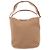 Autre Marque Borsa a secchiello con motivo intrecciato Beige - vista 2