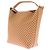 Autre Marque Borsa a secchiello con motivo intrecciato Beige - vista 5