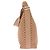 Autre Marque Borsa a secchiello con motivo intrecciato Beige - vista 6