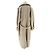 Autre Marque Abrigo trench de lana beige JAAF - vista 2