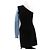 Off White Bicolor asymmetrisches Kleid Schwarz - Ansicht 2