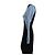 Off White Bicolor asymmetrisches Kleid Schwarz - Ansicht 4