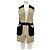 Giacca bicolore La Perla in misto ramie beige