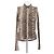 Marine Serre Langarmshirt Python Print Beige