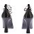 The Kooples Schwarze Lederpumps mit silberner Kette - Ansicht 5