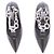 The Kooples Schwarze Lederpumps mit silberner Kette - Ansicht 6