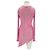 Autre Marque Vestido rosa asimétrico - vista 2