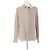 Camicia a righe French Connection crema e nera XXS Beige