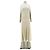 Autre Marque NYNNE Rippkleid aus Viskose in Ecru Beige
