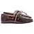 J.Crew Mocasines de cuero burdeos - vista 3